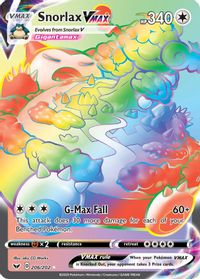 Snorlax VMAX (Secret) — SWSH01: Sword & Shield Base Set