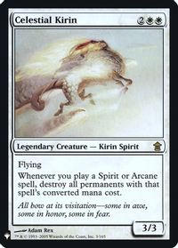 Celestial Kirin — The List Reprints