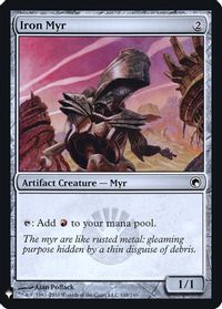 Iron Myr — The List Reprints