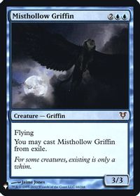 Misthollow Griffin — The List Reprints
