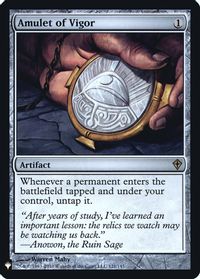 Amulet of Vigor — The List Reprints