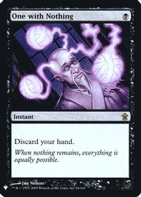 One with Nothing — The List Reprints