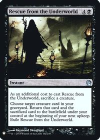 Rescue from the Underworld — The List Reprints