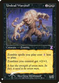 Undead Warchief — The List Reprints