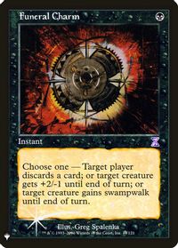 Funeral Charm — The List Reprints