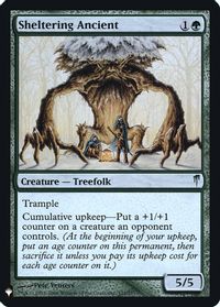 Sheltering Ancient — The List Reprints