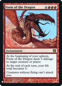 Form of the Dragon — The List Reprints