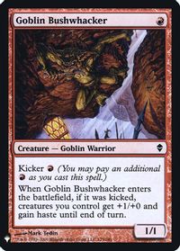 Goblin Bushwhacker — The List Reprints