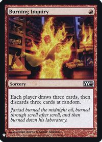 Burning Inquiry — The List Reprints