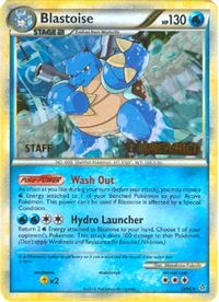 Blastoise - 13/95 (Prerelease) [Staff] — HGSS Promos