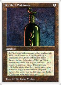 Bottle of Suleiman — Summer Magic
