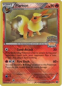 Flareon - 12/108 (Regional Championships) [Staff] — League & Championship Cards