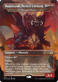 Destoroyah, Perfect Lifeform - Everquill Phoenix — Ikoria: Lair of Behemoths