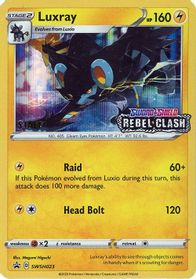 Luxray - SWSH023 (Prerelease) [Staff] — SWSH: Sword & Shield Promo Cards