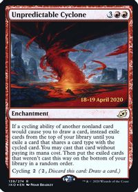 Unpredictable Cyclone — Prerelease Cards