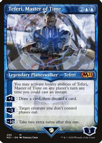 Teferi, Master of Time (Showcase) (290) — Core Set 2021