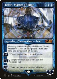 Teferi, Master of Time (Showcase) (291) — Core Set 2021