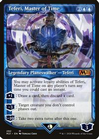Teferi, Master of Time (Showcase) (292) — Core Set 2021