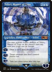 Teferi, Master of Time (Showcase) (293) — Core Set 2021