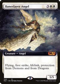 Baneslayer Angel (Extended Art) — Core Set 2021