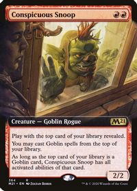 Conspicuous Snoop (Extended Art) — Core Set 2021