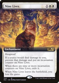 Nine Lives (Extended Art) — Core Set 2021