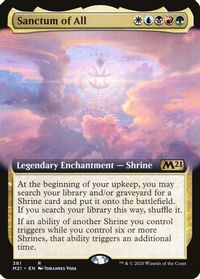 Sanctum of All (Extended Art) — Core Set 2021