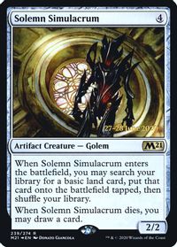 Solemn Simulacrum — Prerelease Cards