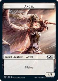 Angel // Demon Double-Sided Token — Core Set 2021