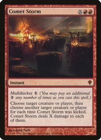 Comet Storm (Worldwake) — Oversize Cards