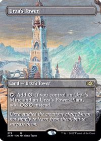 Urza's Tower (Borderless) — Double Masters