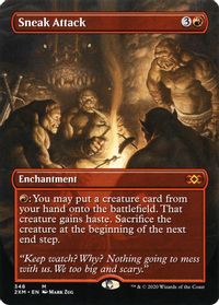 Sneak Attack (Borderless) — Double Masters