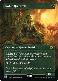 Noble Hierarch (Borderless) — Double Masters