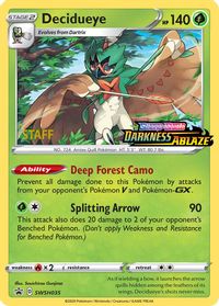 Decidueye - SWSH035 (Prerelease) [Staff] — SWSH: Sword & Shield Promo Cards
