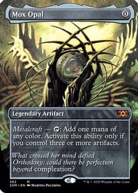 Mox Opal (Borderless) — Double Masters