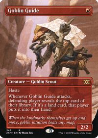 Goblin Guide (Borderless) — Double Masters