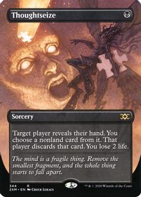 Thoughtseize (Borderless) — Double Masters