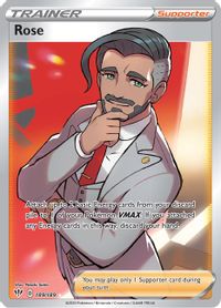 Rose (Full Art) — SWSH03: Darkness Ablaze