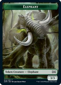 Elephant Token — Double Masters