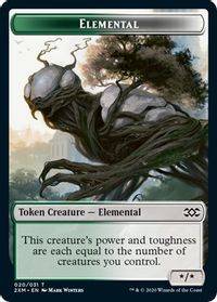 Elemental Token — Double Masters