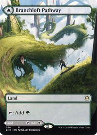 Branchloft Pathway (Borderless) — Zendikar Rising