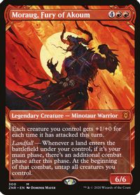 Moraug, Fury of Akoum (Showcase) — Zendikar Rising