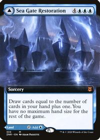 Sea Gate Restoration (Extended Art) — Zendikar Rising