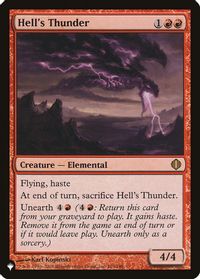 Hell's Thunder — The List Reprints
