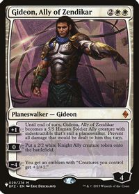 Gideon, Ally of Zendikar — The List Reprints