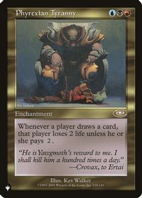 Phyrexian Tyranny — The List Reprints