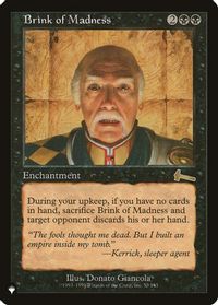 Brink of Madness — The List Reprints