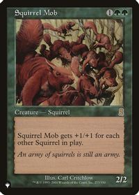 Squirrel Mob — The List Reprints
