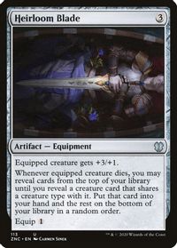Heirloom Blade — Commander: Zendikar Rising