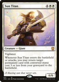 Sun Titan — Commander: Zendikar Rising